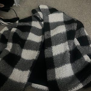 knox rose checkered sherpa jacket from target